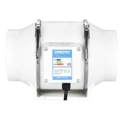 6 inch 220V Exhaust Fans Home Inline Pipe Duct Fan Extractor Ventilation Kitchen Toilet  Air Clean Ventilator Diagonal Flow Fan