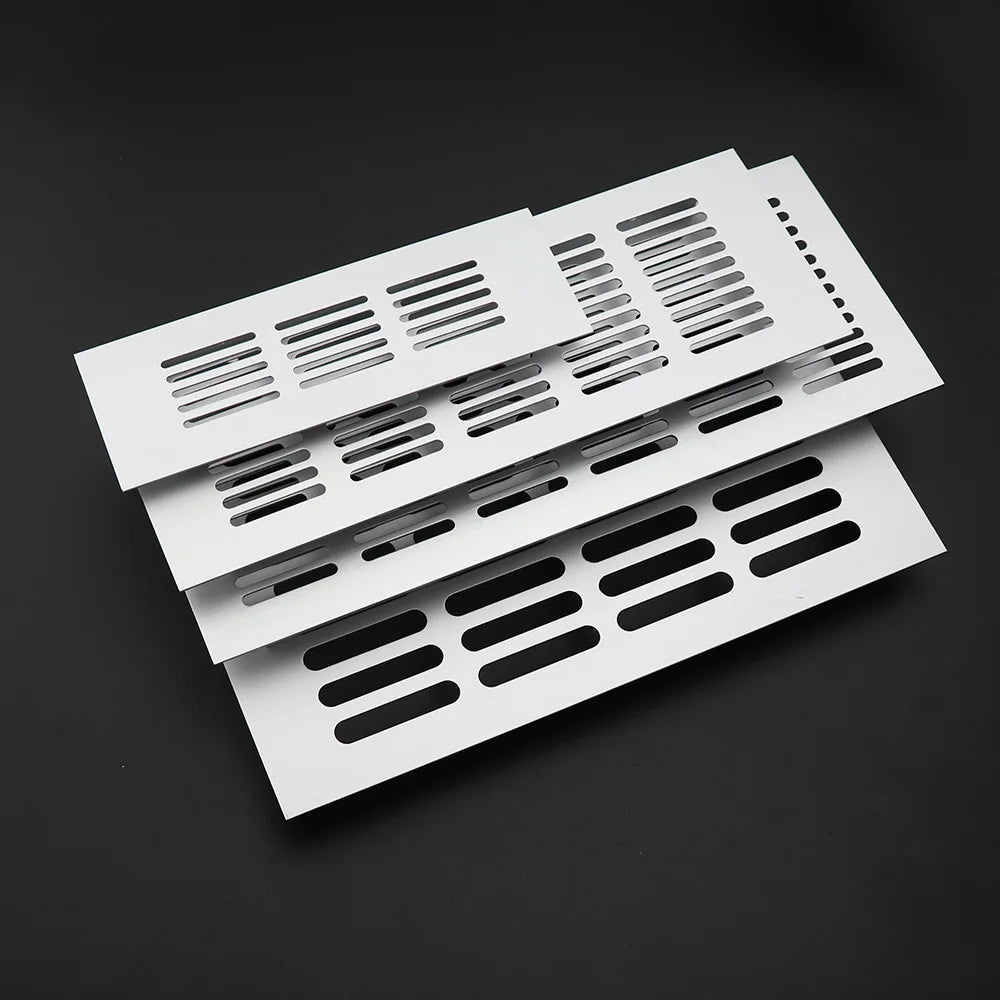 Vents Perforated Sheet Aluminum Air Vent Ventilator Grille Cover Ventilation For Closet Shoe Air Conditioner home Decor cover