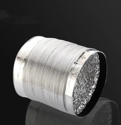 80-200mm Ventilator Pipe Aluminum Air Ventilation Hose for Bathroom Kitchen System Vent Exhaust Duct Tube Accessories