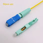 50/100/200/400pcs SC APC UPC Fiber Optic Fast Connector SM Single-Mode Optical Quick Connector FTTH Tool SC Adapter Freeshipping