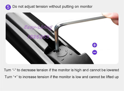 Desktop NB F160 + FP-2 Gas Spring Dual Arm for 17"-27" Monitor Holder + 10"-17" Laptop Support Air Press Mount Stand Load 2-9kg