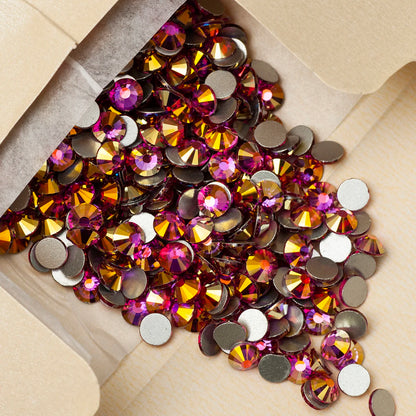 YANRUO 2058NoHF All Color SS16-SS30 Non Hot Fix Sewing Rhinestones Glass Crystal 3D Nail Art Rhinestones For Dress Clothes