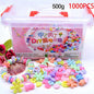 1000Pcs DIY Handmade Beaded Toy with Storage Box Creative Girl Jewelry Bracelet Jewelry Making Toys Children Gift