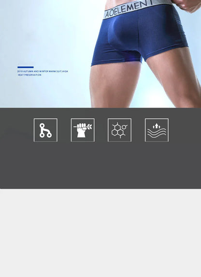 Sexy Men Underwear Modal Boxer Shorts Breathable Panties Man Bullet Separation Pouch Underpants Male Trunks Cueca Calzoncillo