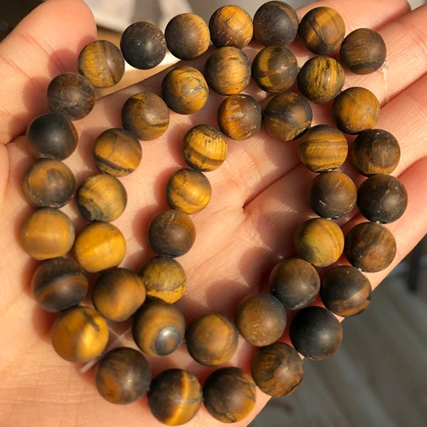 Natural Stone Beads Frost Dark Blue Cracked Dream Fire Dragon Veins Agates Beads For Jewelry Making DIY Bracelet 15‘’ 6/8/10mm