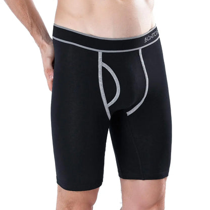BONITOS Long Boxer Shorts Panties Man Underwear Men Boxer Men Underwear Natural Cotton Comfortable Soft Top Brand High Quality