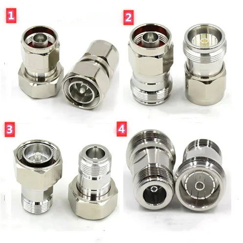 4.3/10 to N RF Coaxial Adapter Mini Din 4.3-10 Female &Male to N Male & Female RF Coaxial Connector 50ohm