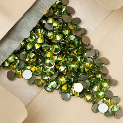 YANRUO 2058NoHF All Color SS16-SS30 Non Hot Fix Sewing Rhinestones Glass Crystal 3D Nail Art Rhinestones For Dress Clothes