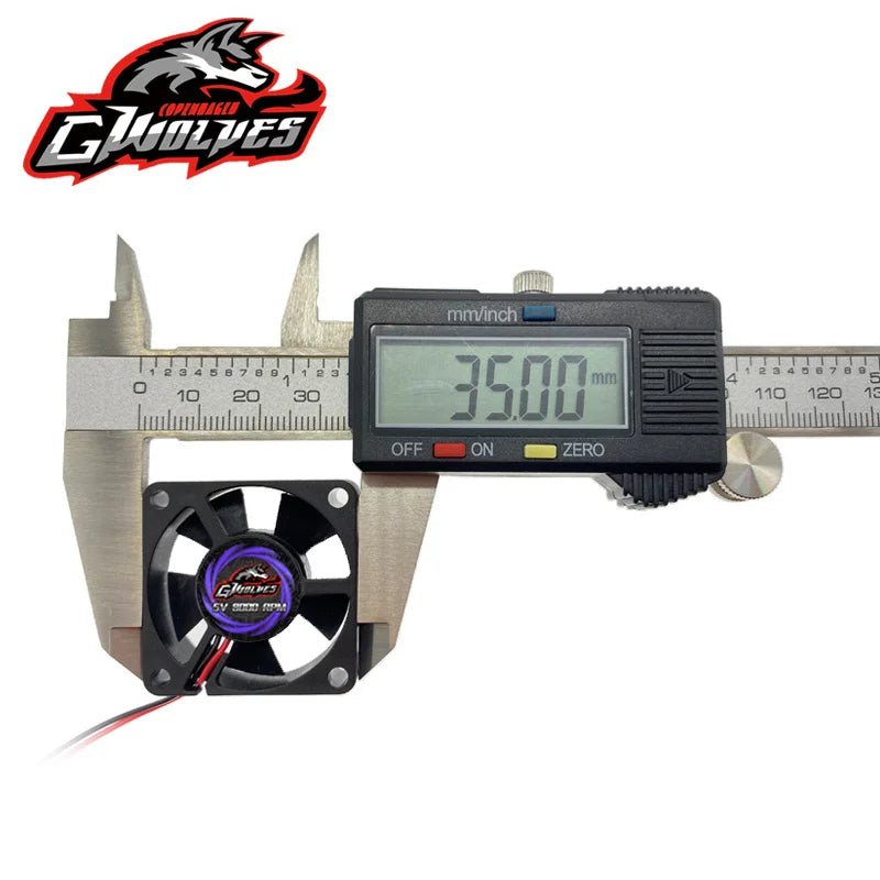RC fan 25/30/35/40/50mm 8000RPM 5V-7V DC High wind cool Motor ESC fan heat sink 30/60/120/150A ESC 36/42mm motor futaba plug