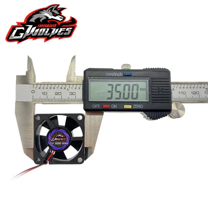 RC fan 25/30/35/40/50mm 8000RPM 5V-7V DC High wind cool Motor ESC fan heat sink 30/60/120/150A ESC 36/42mm motor futaba plug