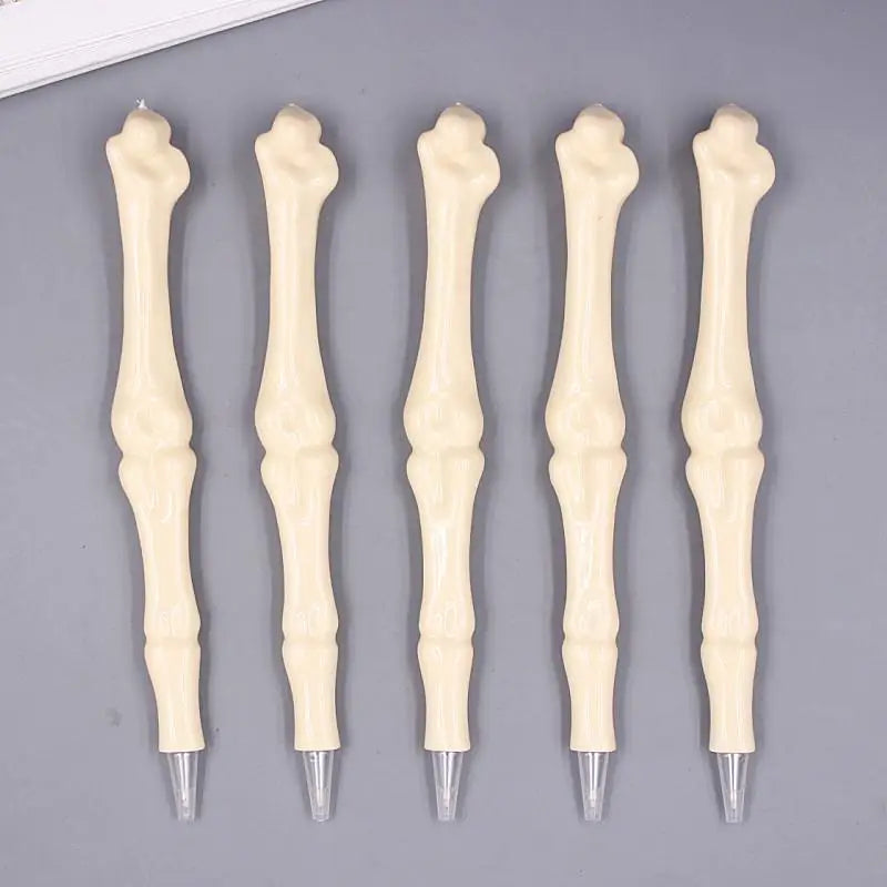 Jonvon Satone 50 Pcs Wholesale Bone Shape Ballpoint Pen Novelty Pen Writing Supplies Gifts School Office Stationery Blue Refill
