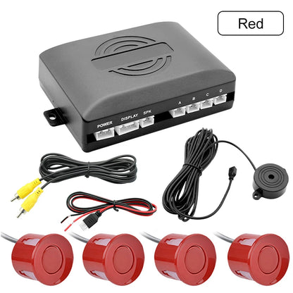 CVBS GreenYi Dual Core CPU Car Video Parking Sensor Reverse Backup Radar Assistance, Auto Parking Monitor Digital Display