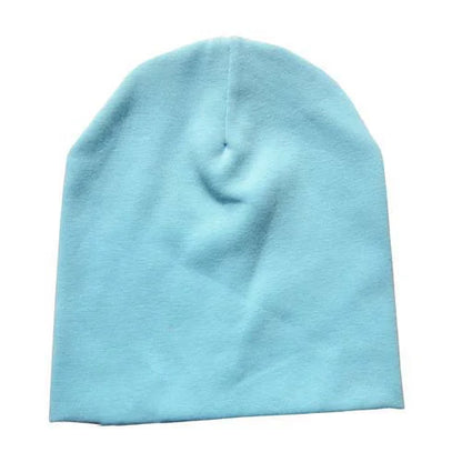 6M-3Y Baby Knitted Hat Scarf Set Solid Color Cotton Hip Hop Beanie Warm Toddler Cap for Boys Girls Spring Autumn Winter