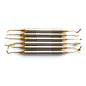 6pcs/set Dental Composite Resin Filling Spatula Titanium Plated Head Resin Filler Thick Handle Dentistry Instrument Material