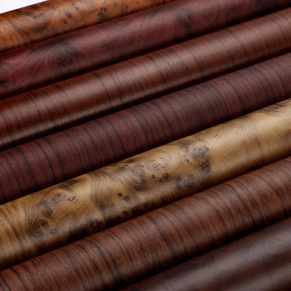 30/10*100cm PVC Self-adhesive Wood Grain Textured Car Vinyl Wrap Film Car Internal Stickers DIY Wallpaper Furniture Accessorries