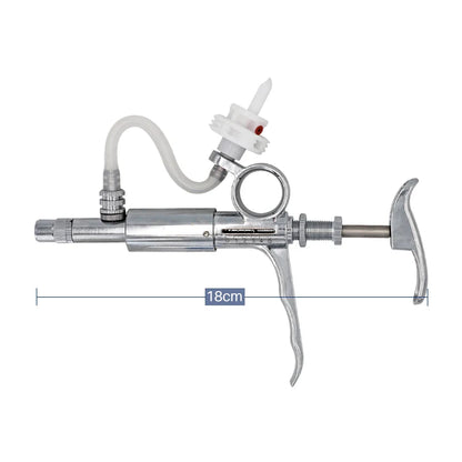 5 ML Automatic  Livestock Continuous Syringe Veterinary Equipment With Bottles Vaccination Metal Multifunction Farm T