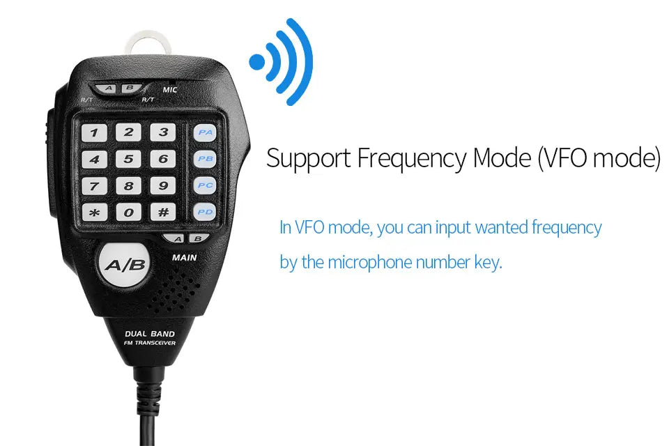 Retevis RT95 Mobile Ham Radio Two-way Car Radio VHF UHF Dual Band Mobile Radio Station Transceiver Base Station for Camping