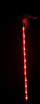 Magic Tricks Dancing Cane LED Red And Blue (Folding Deluxe) Multicolr Available Stage Props Gimmick Product Proessional Magia