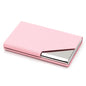 Luxury Wallet PU Leather Business ID Credit Card Holder For Women Men Fashion Brand Metal Aluminum Card Case