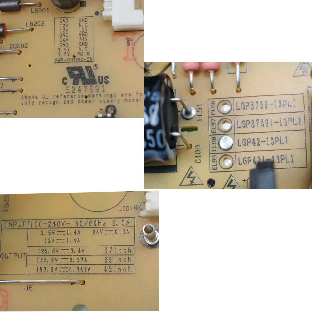 Free shipping 100% Test for EAX64905301 LGP3739-13PL1 42LN519C-CC LGP42-13PL1 Power Board