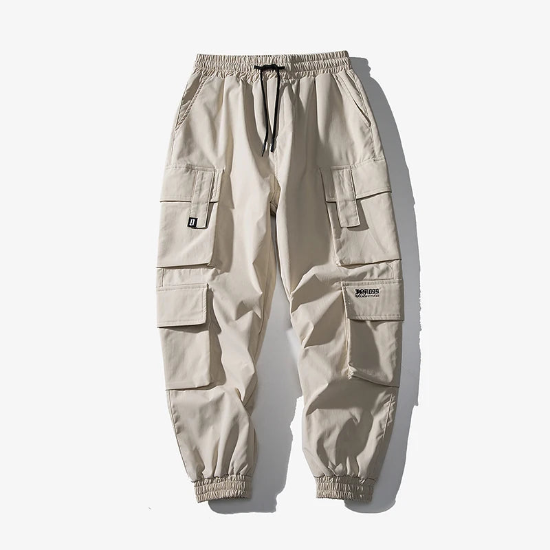Streetwear Black Mens Harem Joggers Pants Men Cargo Pants 2024 Hip Hop Casual Pockets Sweatpants Male Oversized Fashion Trousers