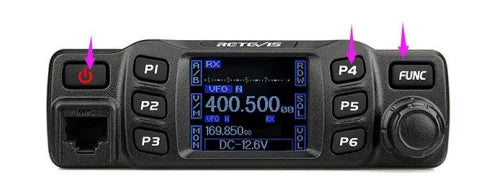 Retevis RT95 Mobile Ham Radio Two-way Car Radio VHF UHF Dual Band Mobile Radio Station Transceiver Base Station for Camping
