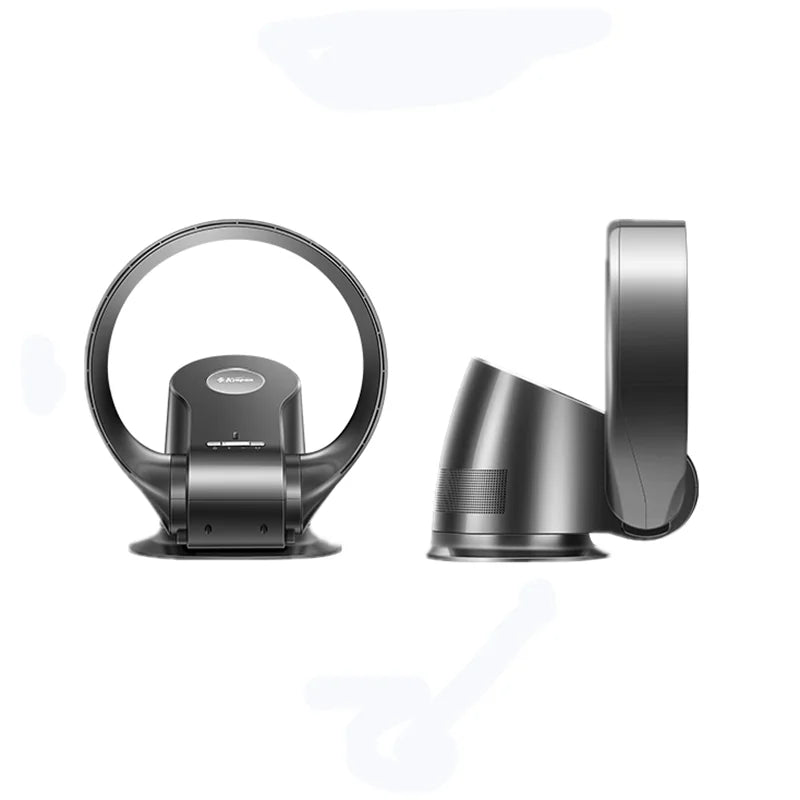 Electric Mute Fan with Remote Controlled Bladeless Powerful Soft Wind Wall Fan for Home Desktop Tower Fan 180 Deg Swinging