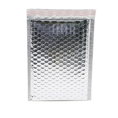 10pcs/Lot Sliver Aluminum Bubble Shipping Bag Padded Envelopes Bubble Mailer Bag Aluminum Foil Gift Bag Packing Wrap