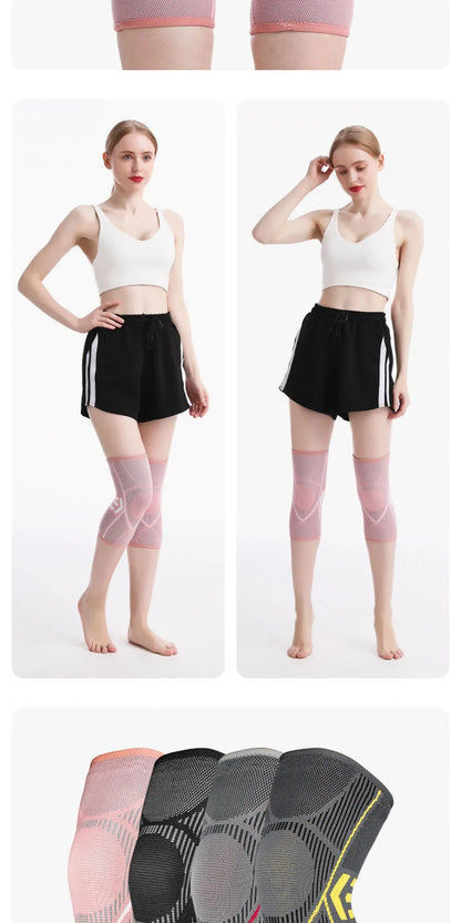 AOLIKES 1PCS Knee Supports Brace for Women, Knee Compression Sleeves for Joint Pain Relief, Arthritis, Injury Recovery, Knee Rel
