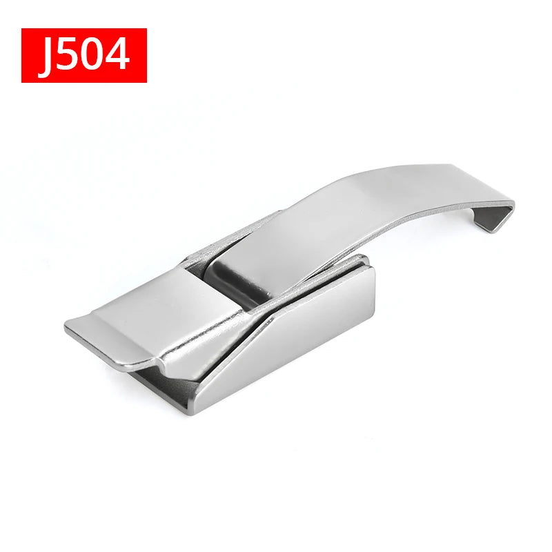 KAK Cabinet Boxes Spring Loaded Latch Catch Toggle Hasp Mild Steel Hasp For Sliding Door Simple Window Hardware Tool Box Lock