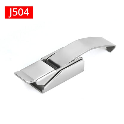 KAK Cabinet Boxes Spring Loaded Latch Catch Toggle Hasp Mild Steel Hasp For Sliding Door Simple Window Hardware Tool Box Lock