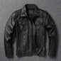 CC Shop Top.Y2K new classic casual slim fit genuine leather coat.quality fashion cowhide jacket.Young popular 557 style Denim