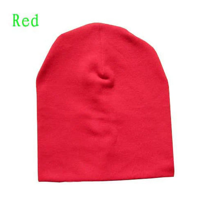 6M-3Y Baby Knitted Hat Scarf Set Solid Color Cotton Hip Hop Beanie Warm Toddler Cap for Boys Girls Spring Autumn Winter