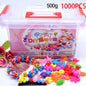 1000Pcs DIY Handmade Beaded Toy with Storage Box Creative Girl Jewelry Bracelet Jewelry Making Toys Children Gift