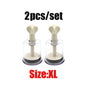 2pcs BDSM Toy Set,Pussy Clit Nipple Sucker Clamp,Breast Enlargement Vacuum Pump G-spot Stimulate Massage Adult Sex Toy For Women