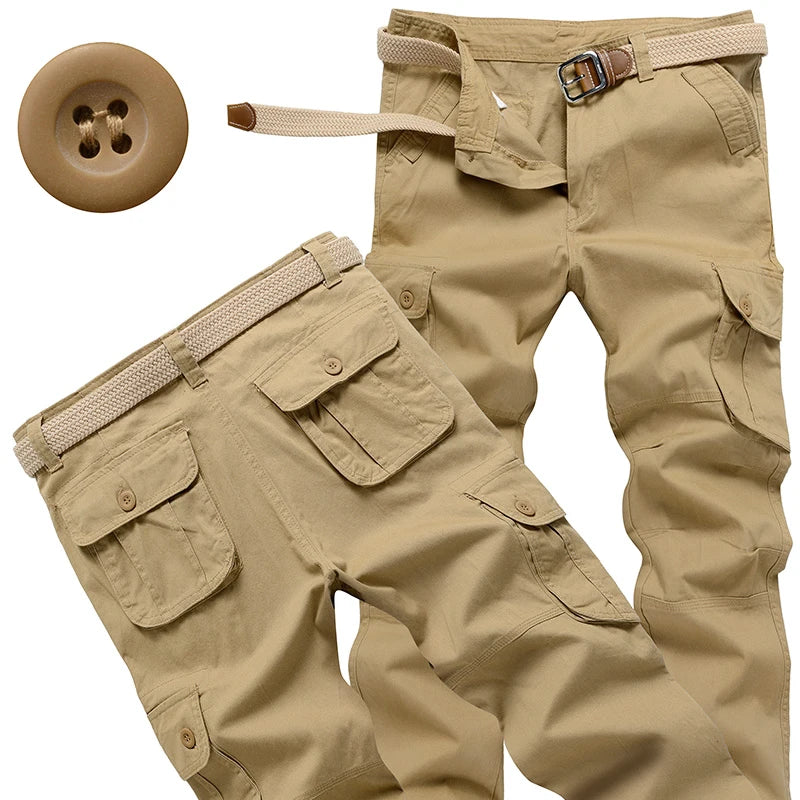 Men's Tactical Pants Casual Cargo Pants Outdoor Sports Work Trousers High Quality Joggers Hiking Pants Sweatpants for Men