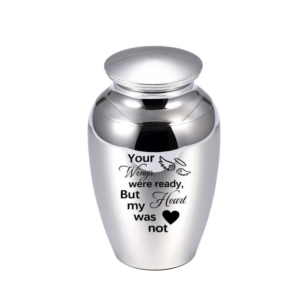 Christmas Gift Human 45x70mm Lovely Custom Jewelry Pet Souvenirs Aluminum Alloy Funeral Urn for Ashes- Rabbit and Moon