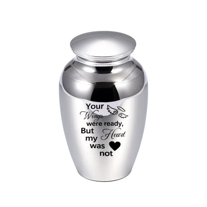 Christmas Gift Human 45x70mm Lovely Custom Jewelry Pet Souvenirs Aluminum Alloy Funeral Urn for Ashes- Rabbit and Moon