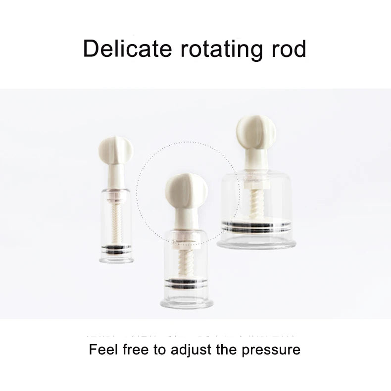 2pcs BDSM Toy Set,Pussy Clit Nipple Sucker Clamp,Breast Enlargement Vacuum Pump G-spot Stimulate Massage Adult Sex Toy For Women