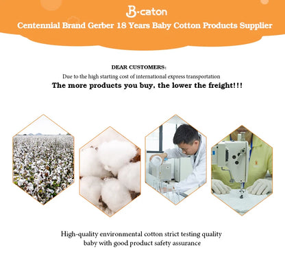 B caton 10pcs/5pcs Baby Reusable Diapers Washable Ecological Nappies Inserts Cotton Cloth Diapers for Children Breathable