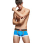 SEOBEAN Men's Low-Rise Boxer Briefs Cotton Underwear Soft Breathable Comfortable Shorts for Daily Casual Wear