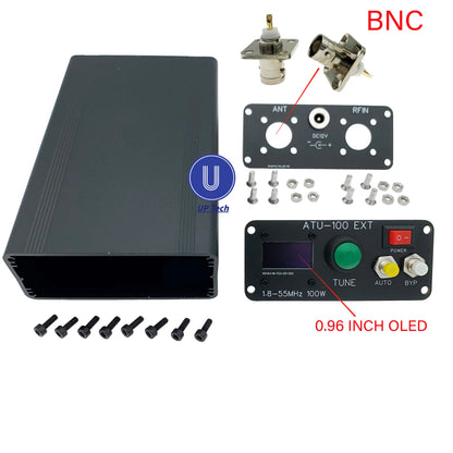 ATU-100 ATU100 1.8-50MHz DIY Kits Automatic Antenna Tuner by N7DDC 7x7 Firmware Programmed / SMT/ Chip Soldered/+OLED