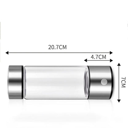 Titanium Portable Hydrogen-Rich Water Cup Water Ionizer Maker/Generator Super Antioxidants ORP Hydrogen Alkaline Water Bottle