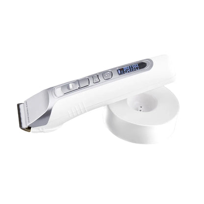 Professional Hair Clipper Titanium Ceramic Blade Hair Trimmer LCD Display Strong Power Salon Barber Hair Cutting Machine For Men