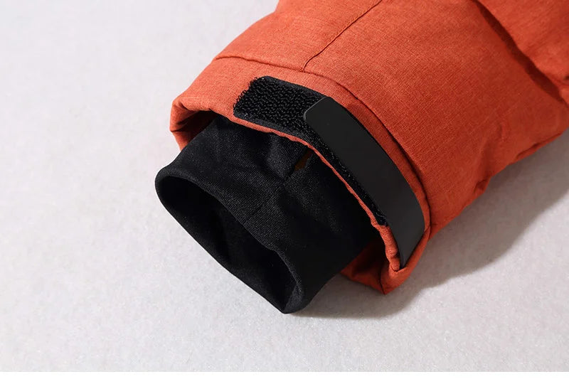 Casual Winter Warm Snow Jackets Men's Clothing White Duck Down Jacket Parkas Man Thicken Coats Male -20 Degree Windbreaker Park