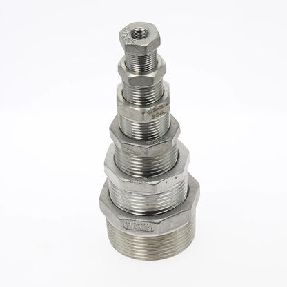 Tonifying Heart Reducer Bushing 1/8" 1/4" 3/8" 1/2" BSP Male/Female Thread SS304 Stainless Steel Pipe Fittings For Water Gas Oil