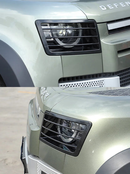 For Land Rover Defender 2020-2026 Stainless Steel Headlight Protection Net Cover Exterior Decoration Modification Accessories