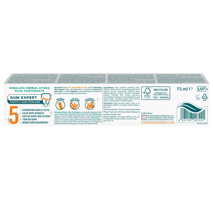 Himalaya Gum Expert Hydra Plus Kräuterzahnpasta - 75 ml