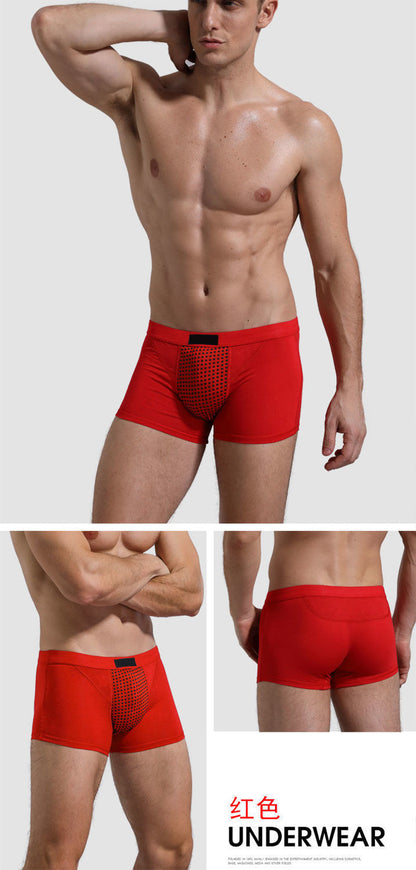 2026 Men Magnetic Therapy Boxer Briefs Breathable Comfortable Underwear with 22 Health Magnets for Blood Circulation L-6XL Size
