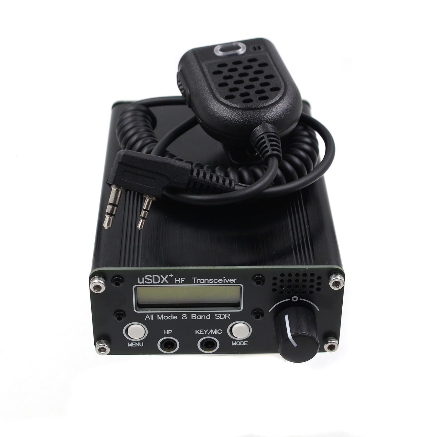 R1.02W  3-5W USDX+ V2 SDR Transceiver All Mode 8 Band HF Ham Radio QRP CW Transceiver 80M/60M/40M/30M/20M/17M/15M/10M